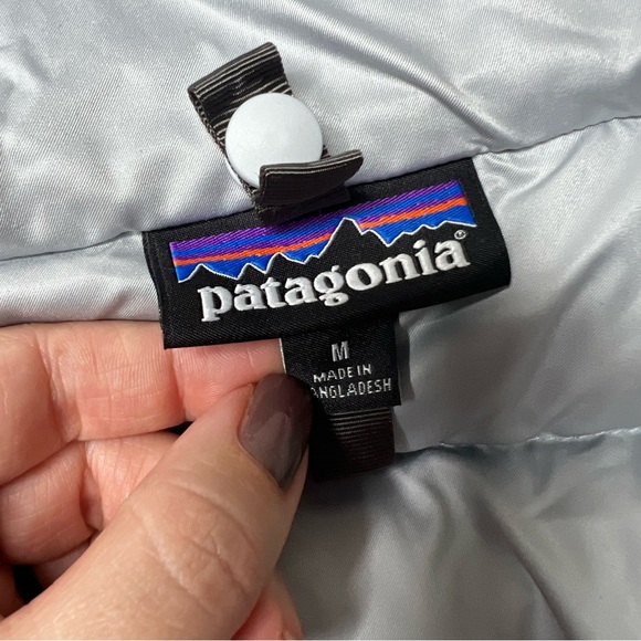 Patagonia Women's Downtown Jacket Down Filled Duck Down Puffer Jacket in Grey - Picture 6 of 9